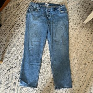 Abercrombie and Fitch the 90s straight ultra high rise